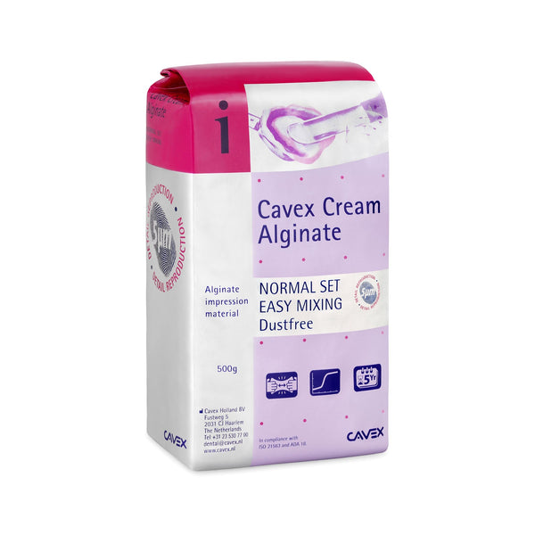 Dukal Cavex Impression Material Alginate Cream Normal 500G20Bg/Cs -AA600