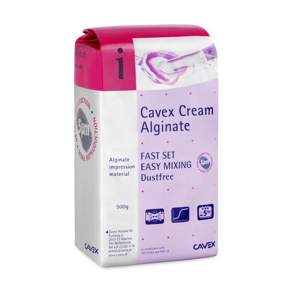 Dukal Cavex Impression Material Alginate Cream Fast 500G Bg20Bg/Cs -AA605