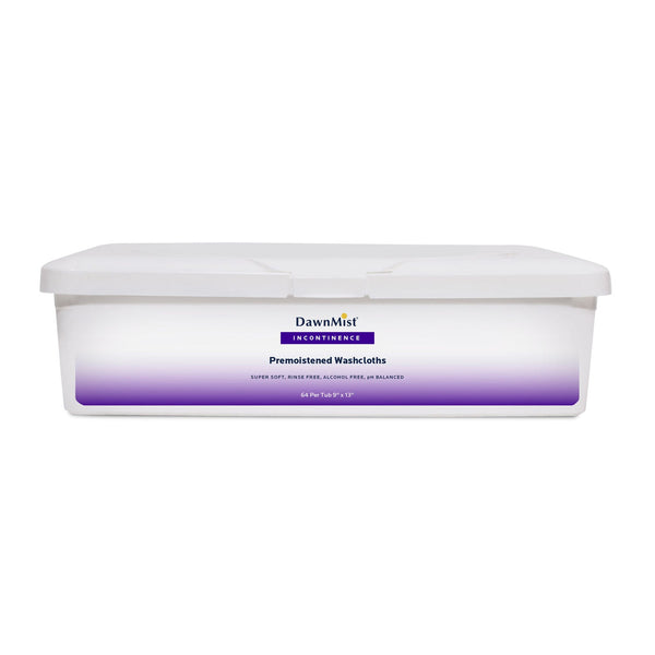 Dukal Dawnmist Washcloths Washcloths Adult Premium Tubhard 9X13 64/Tub 12Tub/Cs -AW4739