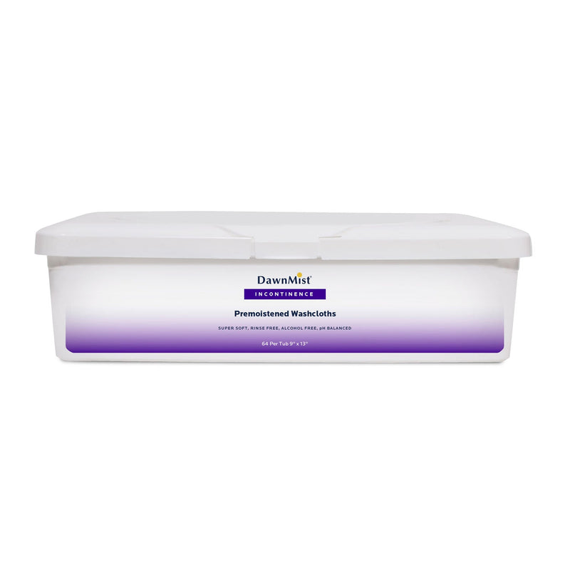 Dukal Dawnmist Washcloths Washcloths Adult Premium Tubhard 9X13 64/Tub 12Tub/Cs -AW4739