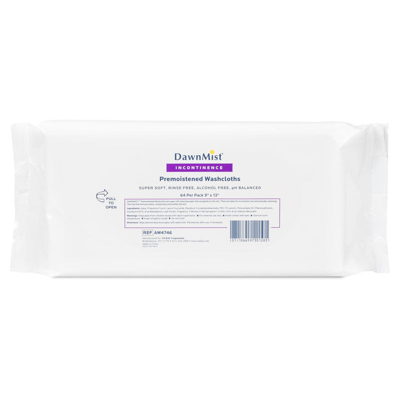 DUKAL DAWNMIST WASHCLOTHS, SOLD AS CASE DUKAL 10000117
