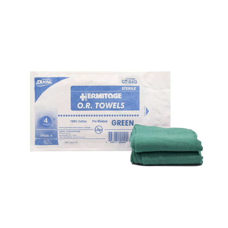 OR TOWEL, 17” X 26”, STERILE 2S, BLUE, 2/PK, 40 PK/CS, SOLD AS CASE DUKAL 10000117
