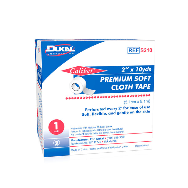 SOFT CLOTH TAPE, 2" X 10 YD, 1 RL/BX, 50 BX/CS, SOLD AS CASE DUKAL 10000117