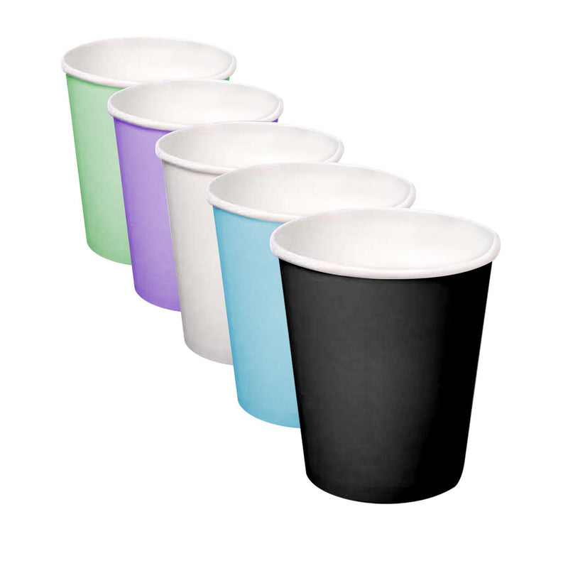 PAPER DRINKING CUPS, 5 OZ., BLACK, 800/CS, SOLD AS CASE DUKAL 10000117