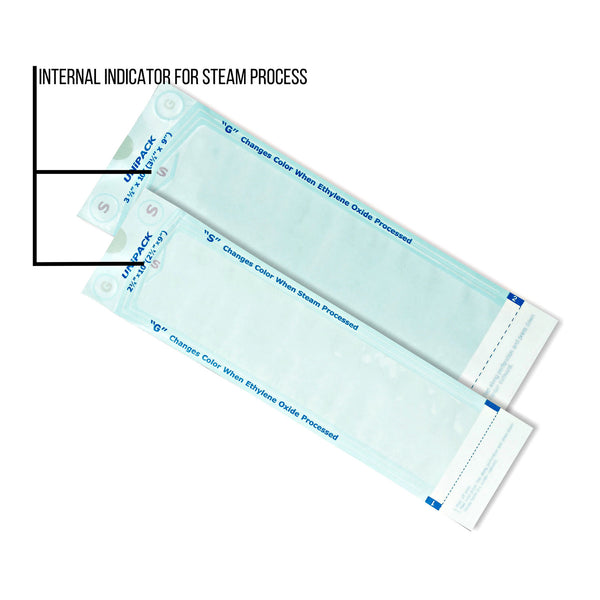 STERILIZATION POUCHES, 3 1/2" X 10", 1000/BX, 4 BX/CS, SOLD AS CASE DUKAL 10000117