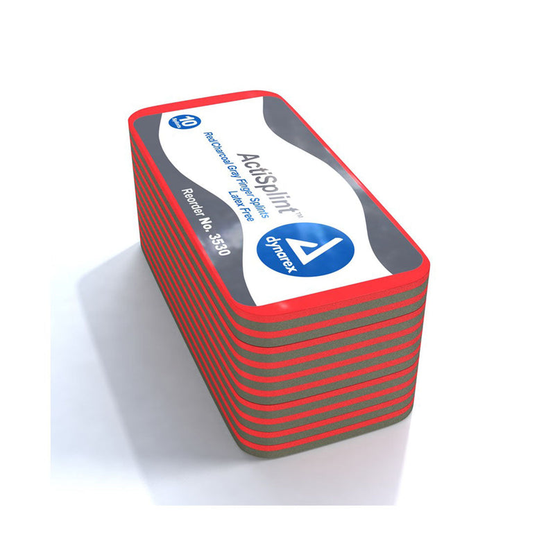 Dynarex Actisplint Multi-Purpose Universal Splint Actisplint, Finger Type, 30/Bx, 10 Bx/Cs -3530