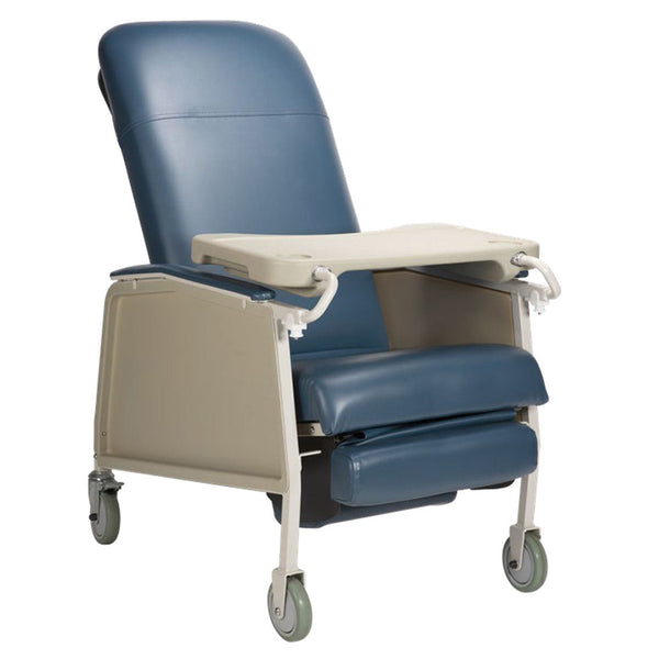 Dynarex Dynaride Infinite Position Recliner Geri Chair, Infinite Position Recliner, Rosewood, 1/Cs -10523