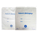 PATIENT BELONG BAGS, DRAWSTRING, 20" X 20" X 4", 1.2MIL, CLEAR 250/CS, SOLD AS CASE DYNAREX 10000058