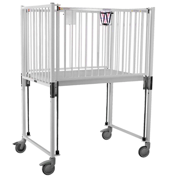 INFANT CRIB, FLAT PAN, TREND, 30" X 44", CHROME, SOLD AS EACH NOVUM 10000645