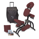 MASSAGE CHAIR PACKAGE, PORTABLE, BURGUNDY, SOLD AS EACH EARTHLITE 10000709