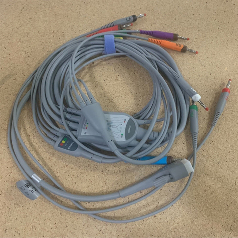 Mdpro (Edanusa) Ecg Cables Cable Ecg 4Mm Bnana Connec Ahafor Se.12 Sers/Se.1010 -01.57.471499