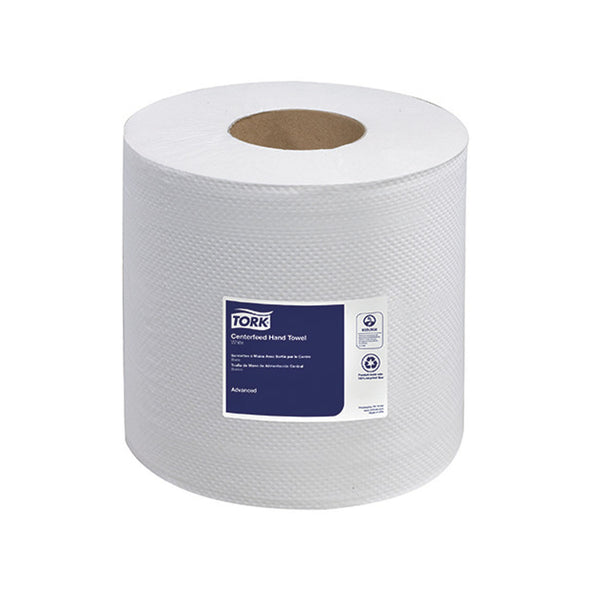 HAND TOWEL ROLL, ADVANCED, WHITE, 1-PLY, H1, 900FT, 7.7" X 7.3", 6 RL/CS, SOLD AS CASE ESSITY 10001226