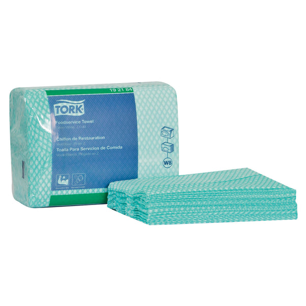 CLEANING TOWEL, Z FOLD, 1-PLY, BLUE/ WHITE, 14.8" X 11.8", 80 SHT/PK, 4 PK/CS, SOLD AS CASE ESSITY 10001226