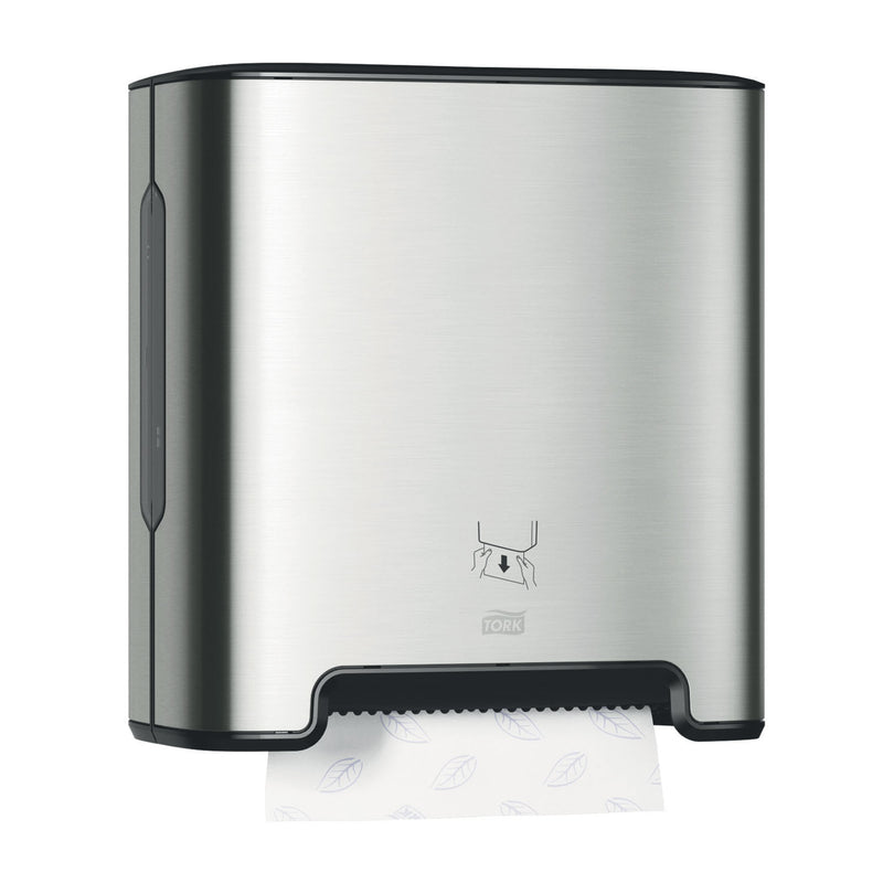 HAND TOWEL DISPENSER, WITH INTUITION™ SENSOR, UNIVERSAL, METAL/ PLASTIC, STAINLESS STEEL, H1, 15" X 14" X 8", SOLD AS EACH ESSITY 10001226