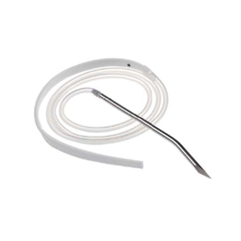 SILICONE DRAIN, 10MM FLAT, 3/4 FLUTED, 3/16" TROCAR, 10/CS, SOLD AS CASE ETHICON 243