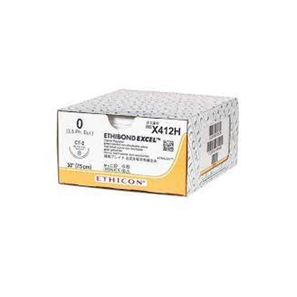 SUTURE, SIZE 0, 30", GREEN BRAIDED, NEEDLE CT-2, 3 DZ/BX, SOLD AS BOX ETHICON 243