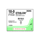 SUTURE, TAPER POINT, SIZE 8-0, 5", BLACK MONOFILAMENT, NEEDLE BV-130-3, 3/8 CIRCLE, 1 DZ/BX, SOLD AS BOX ETHICON 243