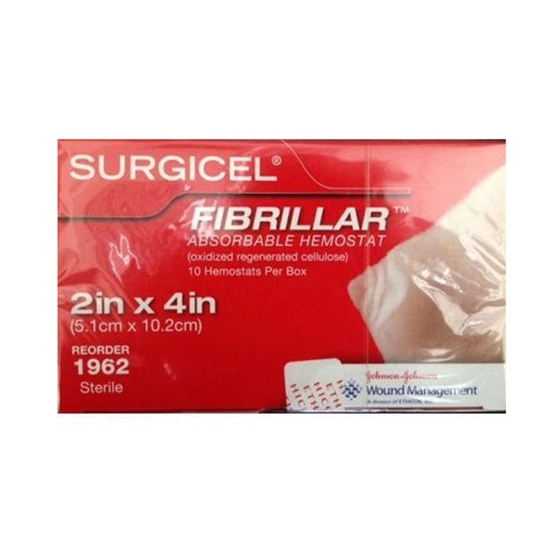 SURGICEL FIBRILLAR, 2" X 4", 10/CS, SOLD AS CASE ETHICON 243
