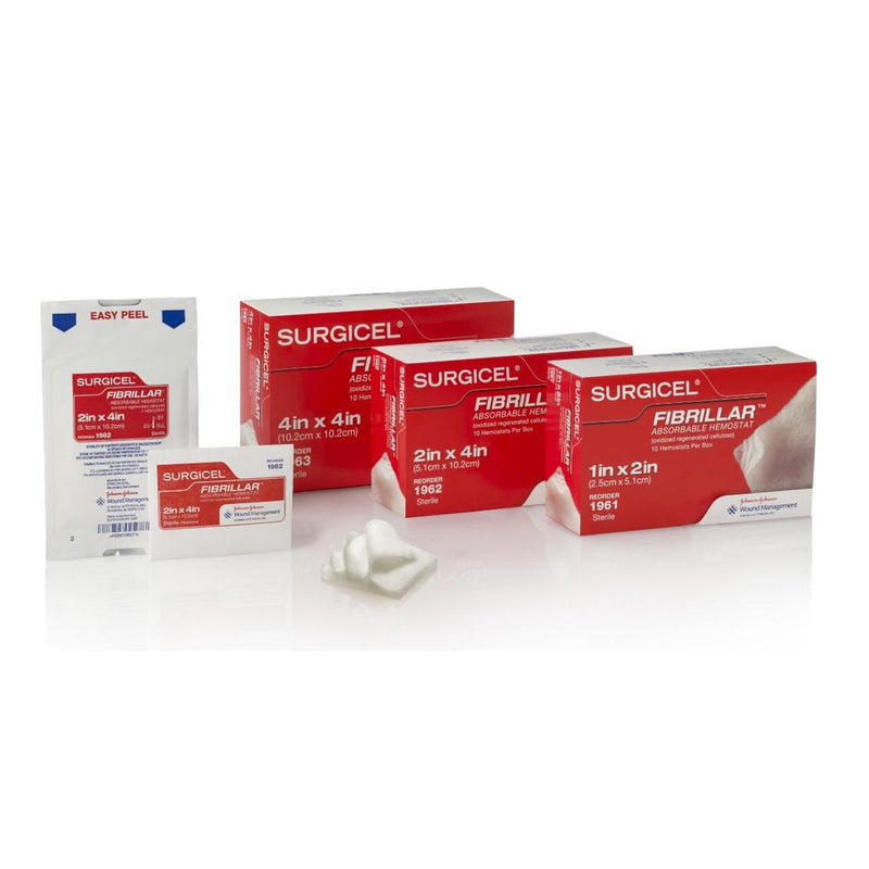 SURGICEL FIBRILLAR, 1" X 2", 10/CS, SOLD AS CASE ETHICON 243