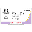 SUTURE, REVERSE CUTTING, SIZE 5-0, 27", UNDYED BRAIDED, NEEDLE FS-2, 3/8 CIRCLE, 3 DZ/BX, SOLD AS BOX ETHICON 243