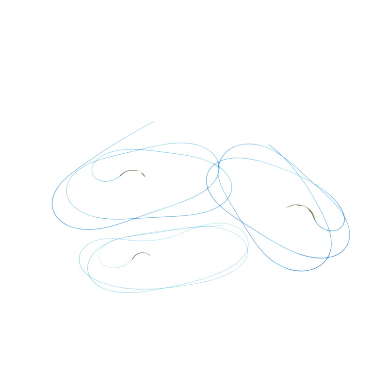 SUTURE, TAPER POINT, SIZE 6-0, BLUE MONOFILAMENT, 4-30", NEEDLE C-1,C-1, 3/8 CIRCLE, 1 DZ/BX, SOLD AS BOX ETHICON 243