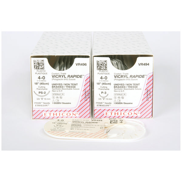 SUTURE, TAPERCUT, SIZE 2-0, 36", UNDYED BRAIDED, NEEDLE V-34, ½ CIRCLE, 1 DZ/BX, SOLD AS BOX ETHICON 243