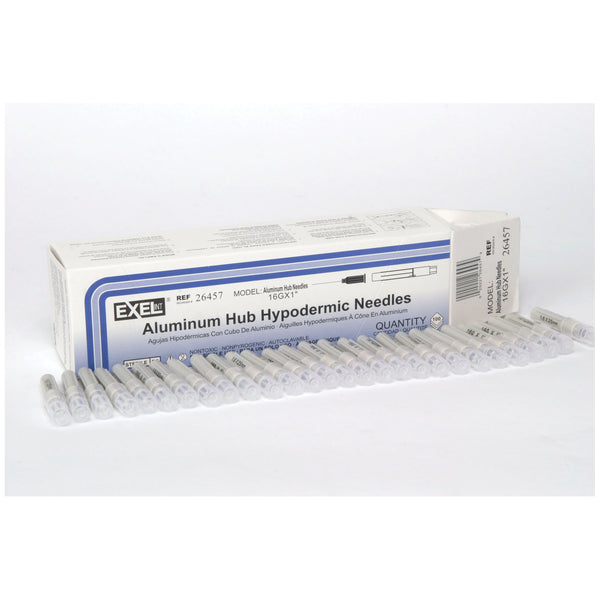 ALUMINUM HUB HYPODERMIC NEEDLE, 14G X 1½", 100/BX, 10 BX/CS, FOR VETERINARY USE ONLY, SOLD AS CASE EXEL 244
