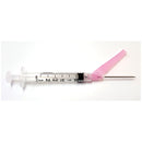 SAFETY SYRINGE W/ SAFETY NEEDLE , 50/BX, 8 BX/CS, SOLD AS CASE EXEL 244