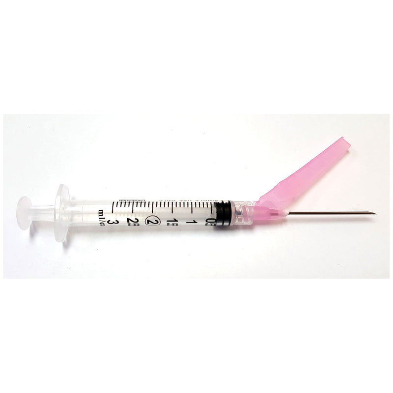 SAFETY SYRINGE W/ SAFETY NEEDLE , 50/BX, 8 BX/CS, SOLD AS CASE EXEL 244