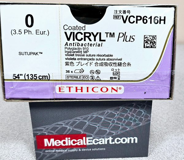 ETHICON VICRYL™ PLUS COATED ANTIBACTERIAL SUTURES, SOLD AS BOX ETHICON 243
