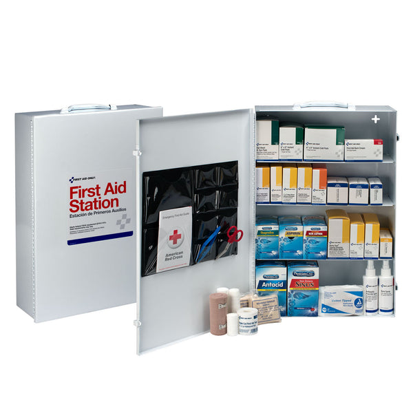 4 SHELF FIRST AID METAL CABINET, SOLD AS EACH FIRST 10000455