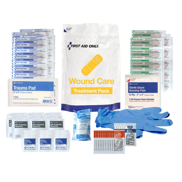 BBP TREATMENT PACK, INCLUDES: GERMICIDAL WIPES, NITRILE EXAM GLOVES, FLUID CONTROL SOLIDFLIER PACK, BIOHAZARD SCOOP, DISPOSABLE GO, SOLD AS PACK FIRST