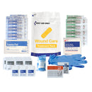 BURN CARE TREATMENT PACK, INCLUDES: BURN DRESSING , BURN CREAM PACKETS, SCISSORS, NITRILE EXAM GLOVES, INSTANT COLD PACK, CONFORMI, SOLD AS PACK FIRST