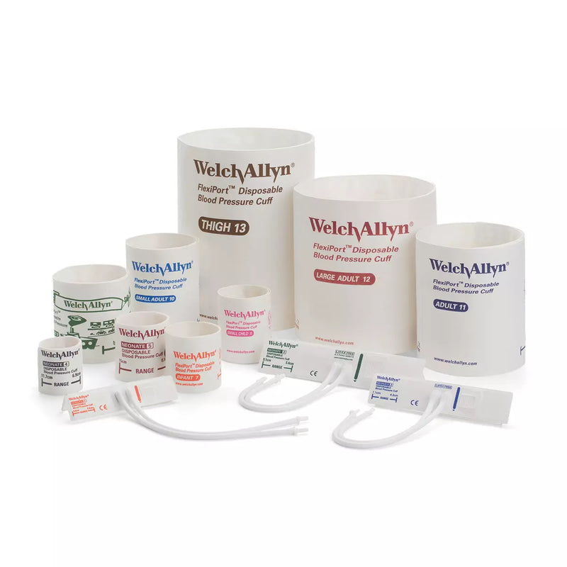 Welch Allyn Disposable Flexiport Cuffs Cuff Disp Sft Tri Purposeconnect Infant 20/Pk -SOFT-07-1TP