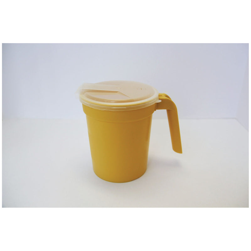 PITCHER, WITH STRAW PORT LID, GREY, 100/CS, SOLD AS CASE GMAX 10001061