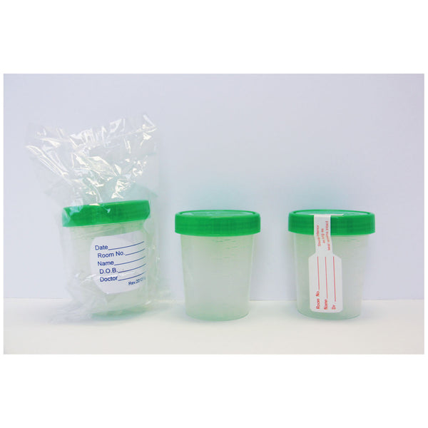 SPECIMEN CONTAINER, STANDARD, 120 ML, NON-STERILE, 500/CS, SOLD AS CASE GMAX 10001061