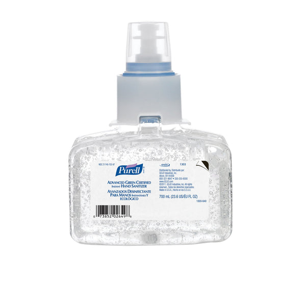 Gojo Purell Ltx-7 Advanced Green Certified Instant Hand Sanitizer Ltd Qty Hand Sanitizer Advancdrefill 700Ml 3/Cs -1303-03