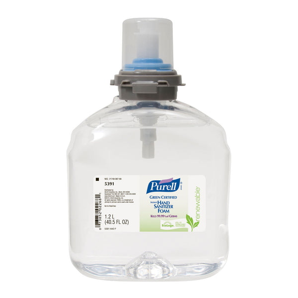 FOAM HAND SANITIZER, 535ML COUNTER TOP PUMP BOTTLE, 4/CS, SOLD AS CASE GOJO 10000173