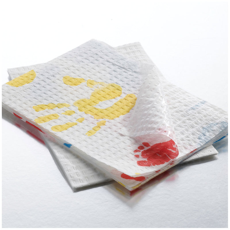 TOWELS, BLUE, 17" X 18", 2-PLY, 500/CS, SOLD AS CASE GRAHAM 51