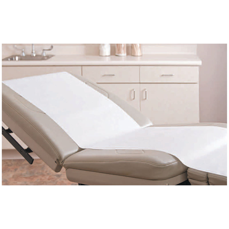 TISSUE POLY STRETCHER SHEET, 40" X 90", WHITE/BLUE, 50/CS, SOLD AS CASE GRAHAM 51