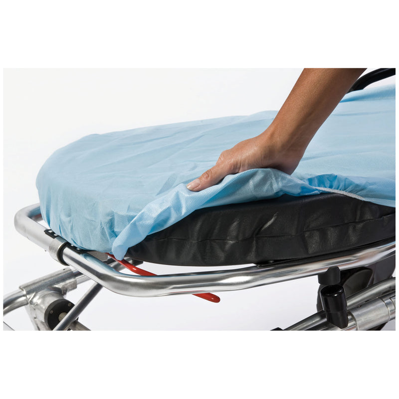 SNUGFIT® FITTED SHEET, ER BARRIER, 40" X 89", NON-WOVEN, POLY, BLUE, 5/BG, 5BG/CS, SOLD AS CASE GRAHAM 51