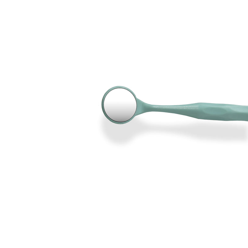 10 Pieces Dental Autoclavable Disposable Mouth Mirror Green -ORAL32 - Osung USA