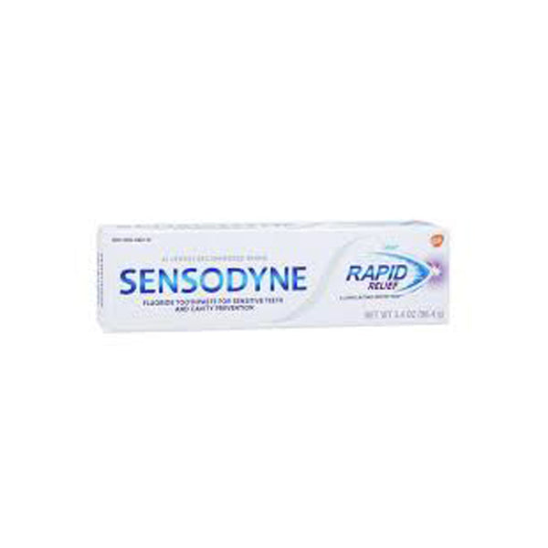 Haleon Sensodyne Rapid Relief Toothpaste. Toothpaste Rapid Reliefmint Sensodyne 3.4Oztb 12/Cs, Case