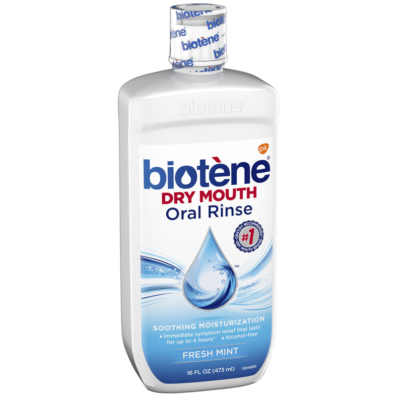 BIOTENE DRY MOUTH ORAL RINSE, FRESH MINT, 8 OZ. BOTTLE, 3/PKG, 4 PKG/CS, SOLD AS CASE HALEON 10001099