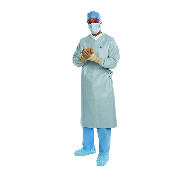 AERO CHROME SURGICAL GOWN, XX-LARGE, TOWEL, STERILE, 28/CS, SOLD AS CASE O&M 10000979