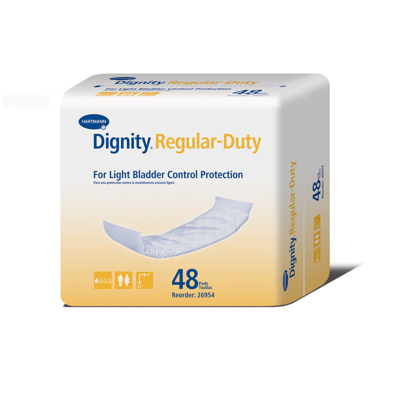 DIGNITY® DOUBLER, FOR MODERATE TO HEAVY PROTECTION, 13" X 24", WHITE, 12/BG, 6 BG/CS, SOLD AS CASE HARTMANN 28