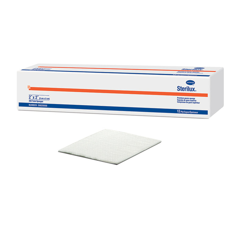 GAUZE SPONGE, 2" X 2" NON-STERILE, 8-PLY, 200/SLV, 25 SLV/CS, SOLD AS CASE HARTMANN 28