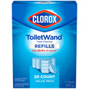 TOILETWAND DISPOSABLE TOILET CLEANING REFILL, 10CT, 6/CS, SOLD AS CASE CLOROX 10001213