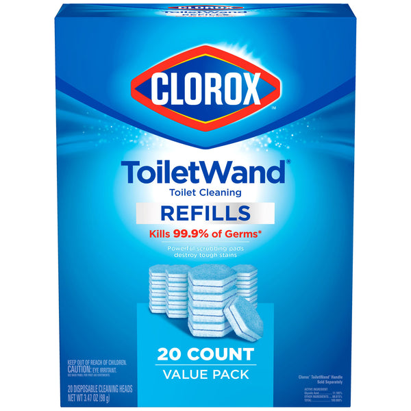 TOILETWAND DISPOSABLE TOILET CLEANING REFILL, 10CT, 6/CS, SOLD AS CASE CLOROX 10001213