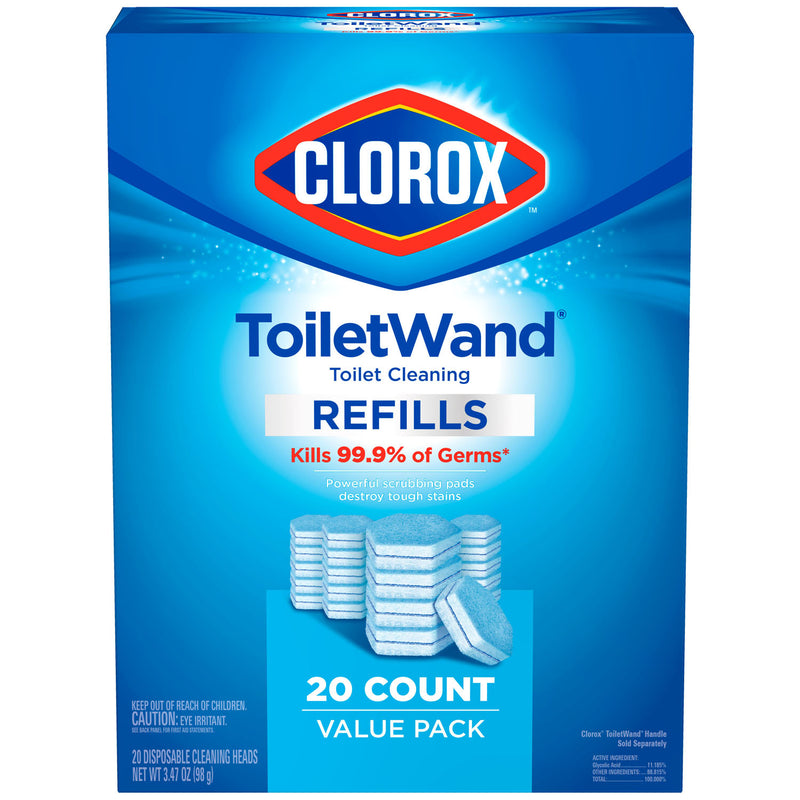TOILETWAND DISPOSABLE TOILET CLEANING REFILL, 10CT, 6/CS, SOLD AS CASE CLOROX 10001213